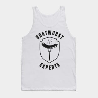 Bratwurst Experte Wurst Männer Grill BBQ Tank Top